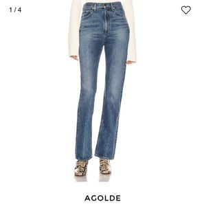 BNWT! AGOLDE high rise flare size 25.